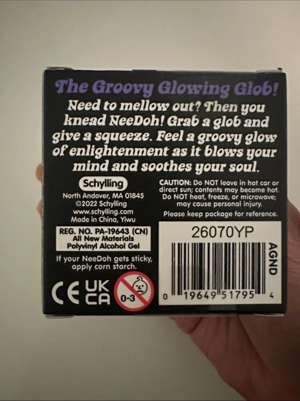 Purple Glow In The Dark NeeDoh